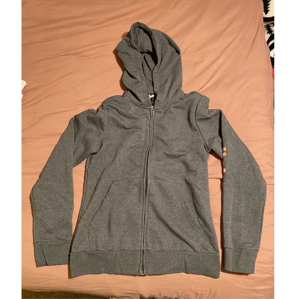 Grey Adidas Zip Up